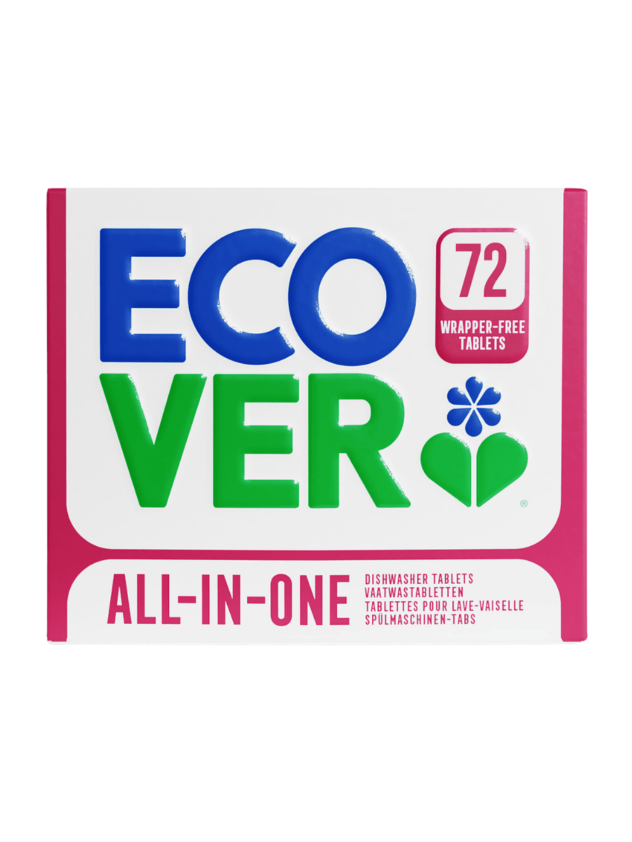 Эко таблетки для посудомоечной машины Ecover All in One 72шт