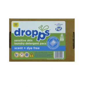 Экологичные капсулы для стирки dropps без запаха 32шт